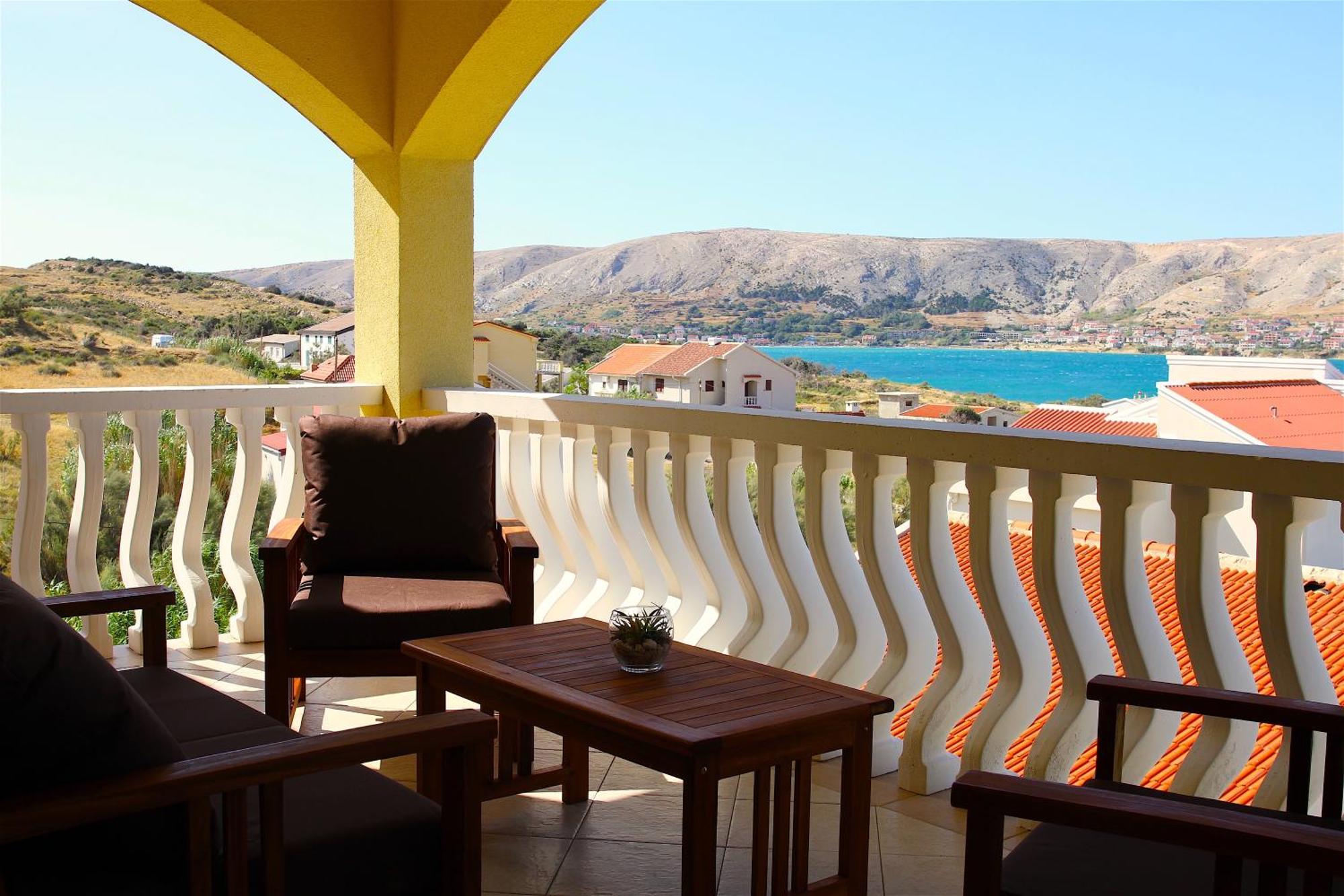 Villa Luka Pag Town Exteriör bild